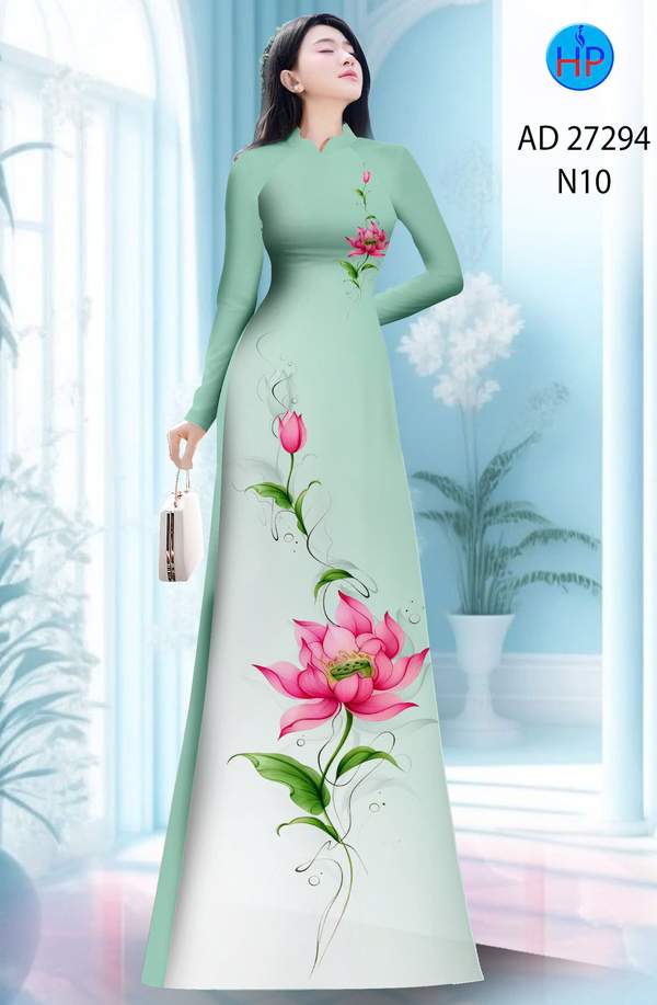 Vải Áo Dài Hoa Sen AD 27294 18 1787628945 830 vai ao dai hoa sen ad 27294