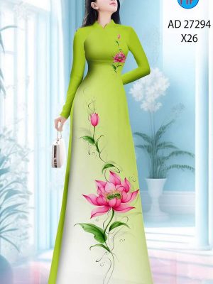 Vải Áo Dài Hoa Sen AD 27294 37 1787628945 930 vai ao dai hoa sen ad 27294