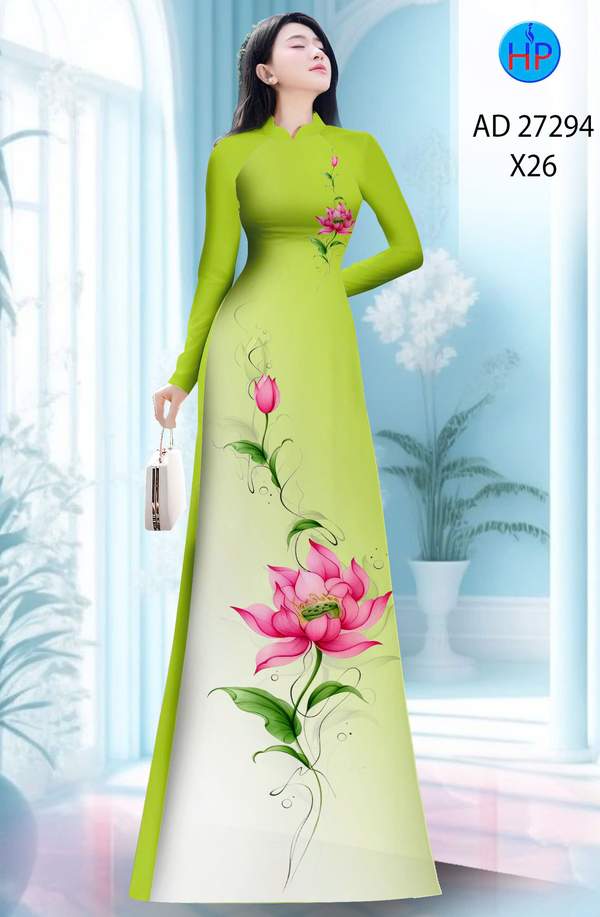 Vải Áo Dài Hoa Sen AD 27294 16 1787628945 930 vai ao dai hoa sen ad 27294