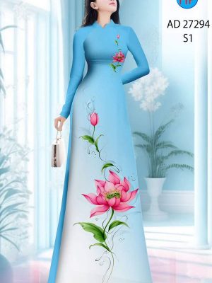 Vải Áo Dài Hoa Sen AD 27294 38 1787628945 988 vai ao dai hoa sen ad 27294