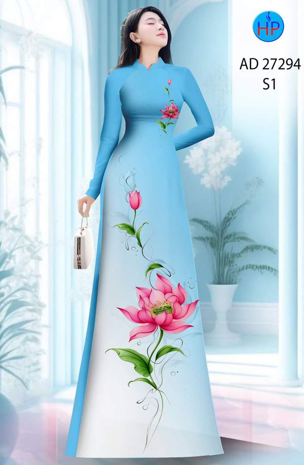 Vải Áo Dài Hoa Sen AD 27294 17 1787628945 988 vai ao dai hoa sen ad 27294