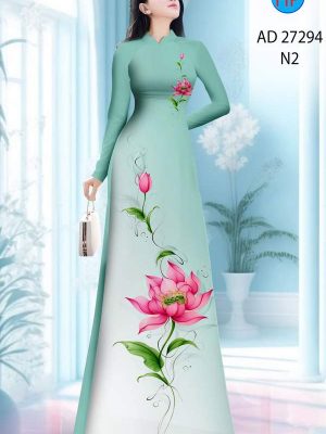 Vải Áo Dài Hoa Sen AD 27294 42 1787628946 33 vai ao dai hoa sen ad 27294