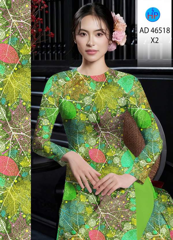 Vải Áo Dài Hoa In 3D AD 46518 4 1787630950 249 vai ao dai hoa in 3d ad 46518
