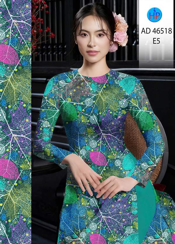 Vải Áo Dài Hoa In 3D AD 46518 5 1787630950 780 vai ao dai hoa in 3d ad 46518