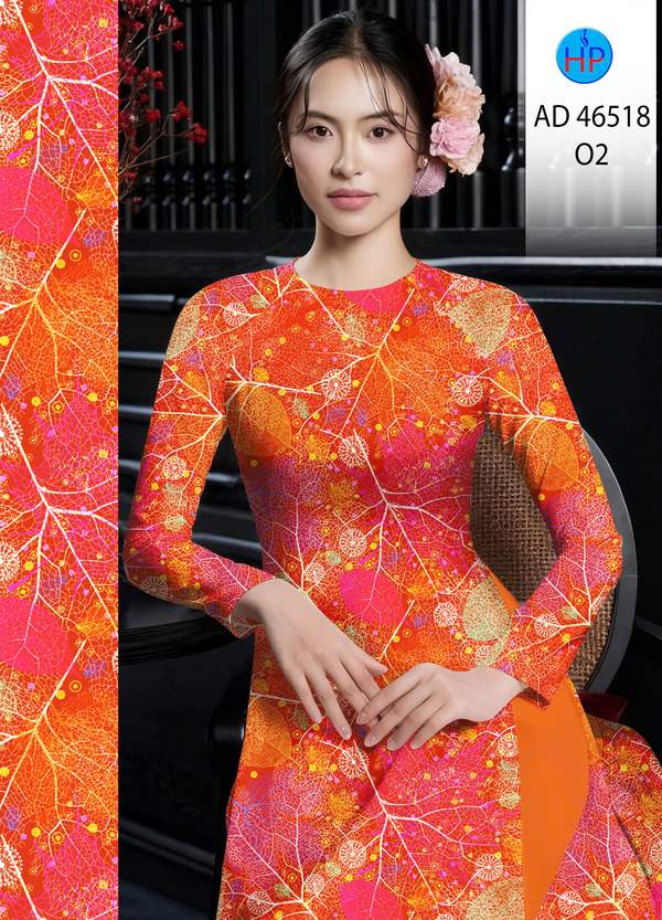 Vải Áo Dài Hoa In 3D AD 46518 3 1787630950 796 vai ao dai hoa in 3d ad 46518