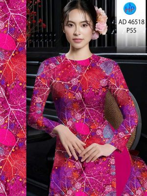 Vải Áo Dài Hoa In 3D AD 46518 27 1787630951 305 vai ao dai hoa in 3d ad 46518