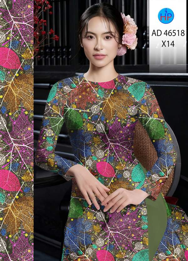 Vải Áo Dài Hoa In 3D AD 46518 11 1787630951 719 vai ao dai hoa in 3d ad 46518