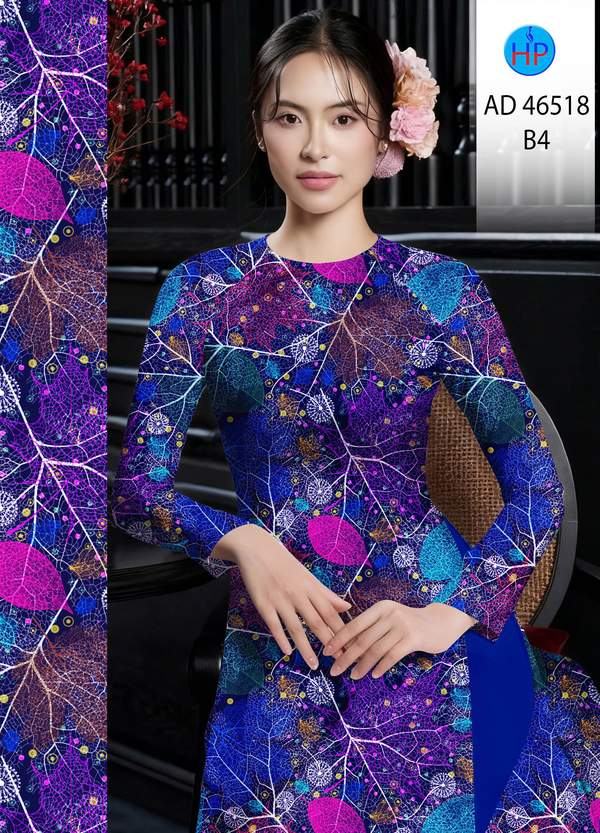 Vải Áo Dài Hoa In 3D AD 46518 9 1787630951 788 vai ao dai hoa in 3d ad 46518