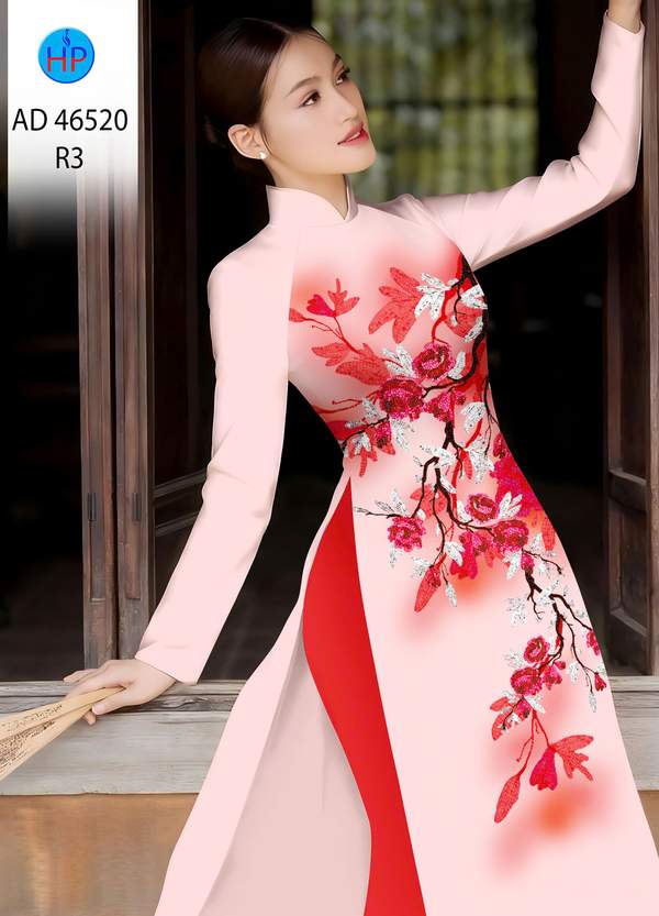 Vải Áo Dài Hoa In 3D AD 46520 3 1787715367 398 vai ao dai hoa in 3d ad 46520