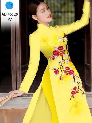 Vải Áo Dài Hoa In 3D AD 46520 23 1787715367 629 vai ao dai hoa in 3d ad 46520