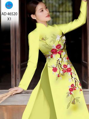 Vải Áo Dài Hoa In 3D AD 46520 28 1787715368 287 vai ao dai hoa in 3d ad 46520
