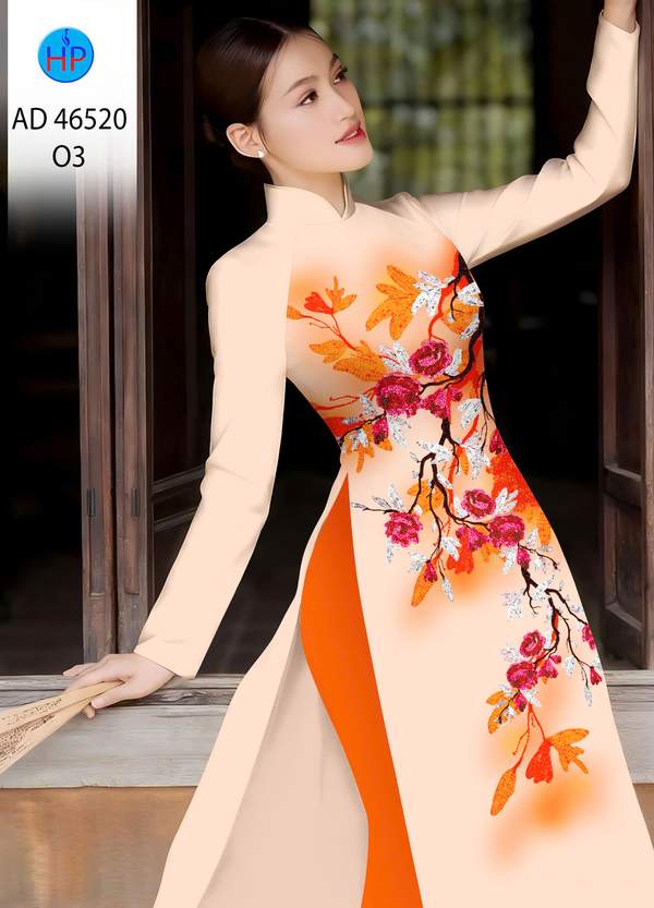 Vải Áo Dài Hoa In 3D AD 46520 8 1787715368 477 vai ao dai hoa in 3d ad 46520