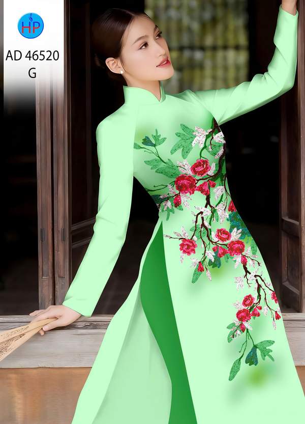 Vải Áo Dài Hoa In 3D AD 46520 9 1787715368 624 vai ao dai hoa in 3d ad 46520