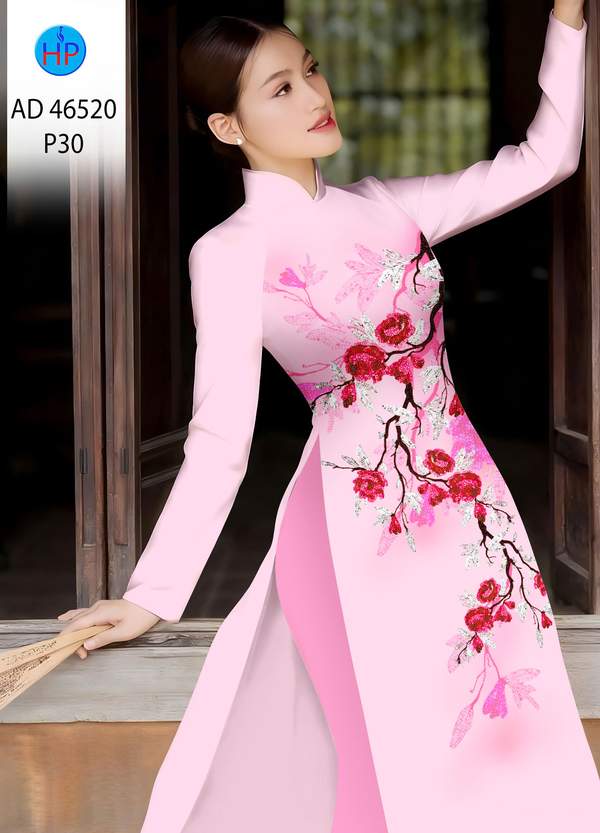 Vải Áo Dài Hoa In 3D AD 46520 13 1787715369 25 vai ao dai hoa in 3d ad 46520