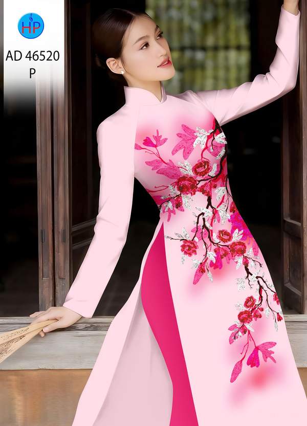 Vải Áo Dài Hoa In 3D AD 46520 14 1787715369 3 vai ao dai hoa in 3d ad 46520