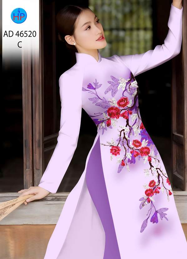 Vải Áo Dài Hoa In 3D AD 46520 16 1787715369 431 vai ao dai hoa in 3d ad 46520