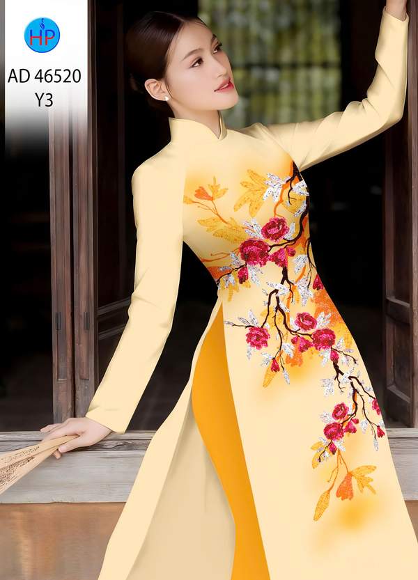 Vải Áo Dài Hoa In 3D AD 46520 1 1787715370 598 vai ao dai hoa in 3d ad 46520