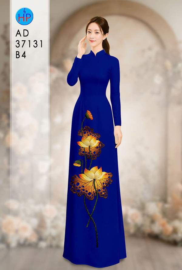 Vải Áo Dài Hoa Sen AD 37131 7 1787715820 955 vai ao dai hoa sen ad 37131