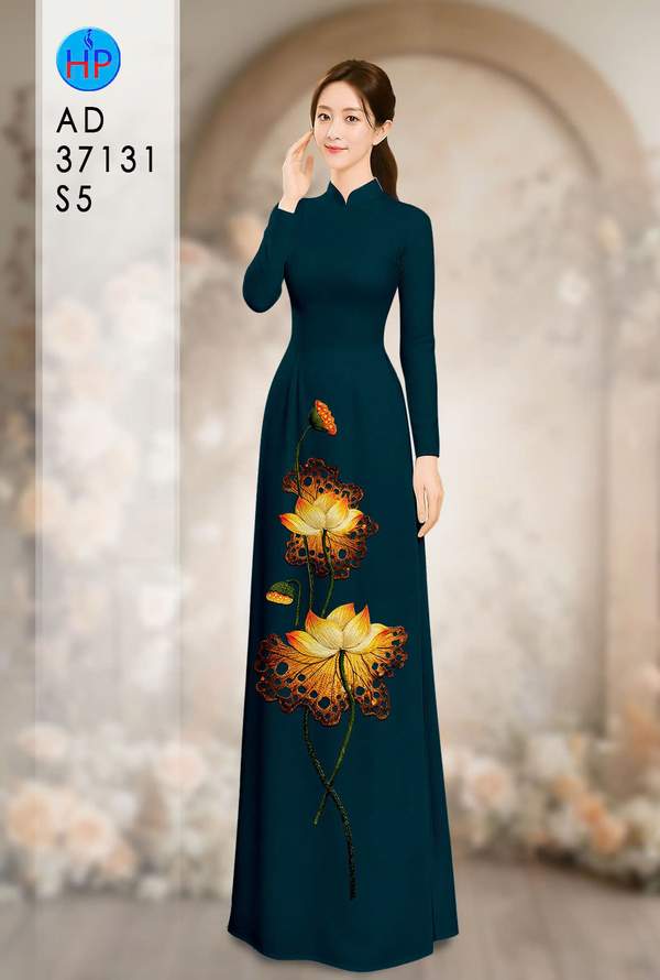 Vải Áo Dài Hoa Sen AD 37131 13 1787715821 390 vai ao dai hoa sen ad 37131