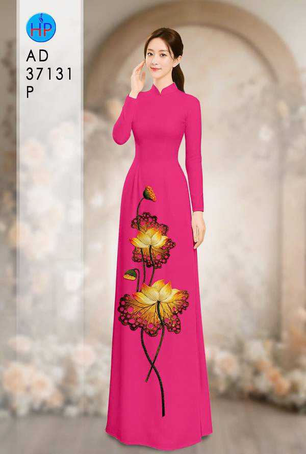 Vải Áo Dài Hoa Sen AD 37131 16 1787715821 654 vai ao dai hoa sen ad 37131