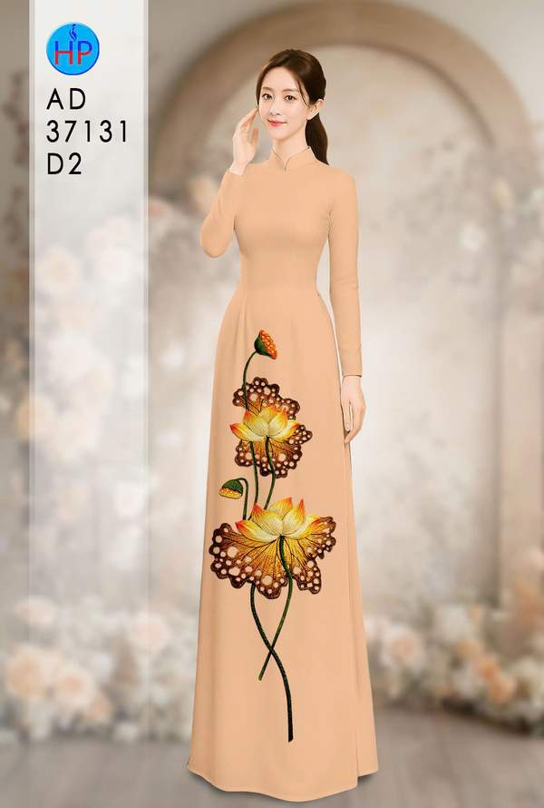 Vải Áo Dài Hoa Sen AD 37131 12 1787715821 862 vai ao dai hoa sen ad 37131