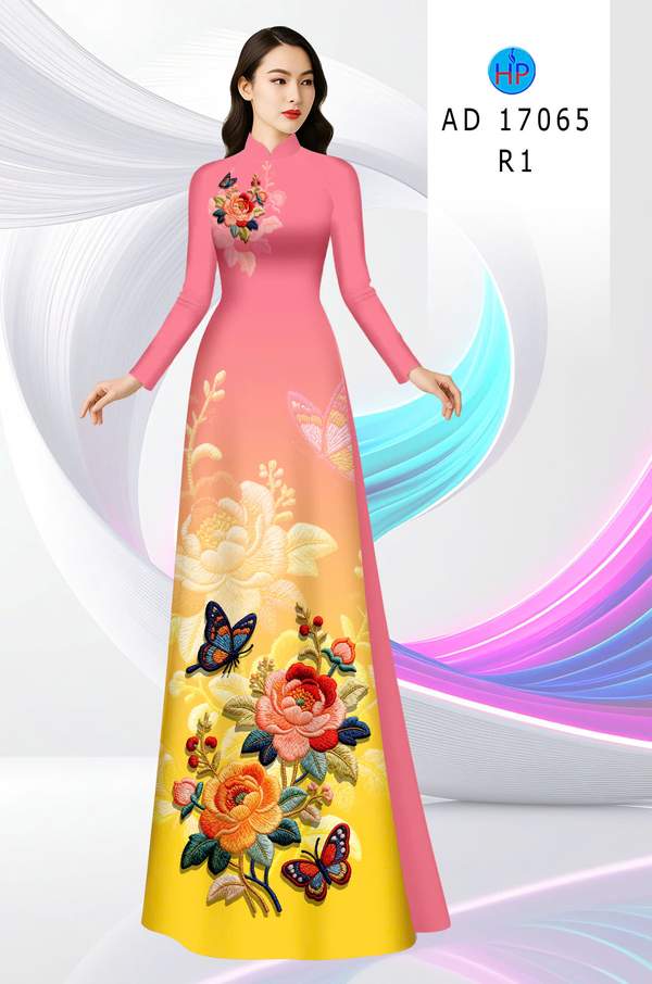 Vải Áo Dài Hoa Hồng AD 17065 3 1787717012 248 vai ao dai hoa hong ad 17065