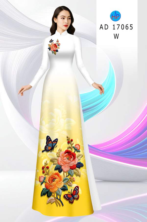 Vải Áo Dài Hoa Hồng AD 17065 6 1787717013 18 vai ao dai hoa hong ad 17065