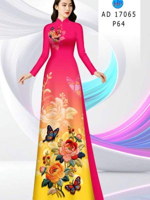 Vải Áo Dài Hoa Hồng AD 17065 22 1787717013 934 vai ao dai hoa hong ad 17065