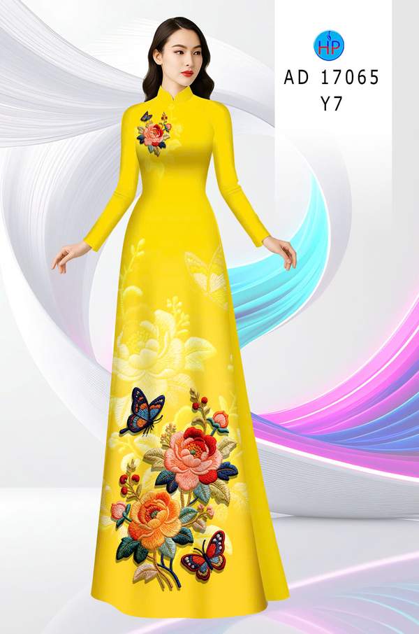 Vải Áo Dài Hoa Hồng AD 17065 10 1787717014 53 vai ao dai hoa hong ad 17065