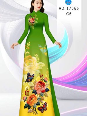 Vải Áo Dài Hoa Hồng AD 17065 33 1787717015 123 vai ao dai hoa hong ad 17065