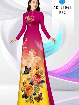 Vải Áo Dài Hoa Hồng AD 17065 34 1787717015 371 vai ao dai hoa hong ad 17065