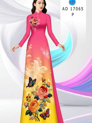 Vải Áo Dài Hoa Hồng AD 17065 30 1787717015 686 vai ao dai hoa hong ad 17065