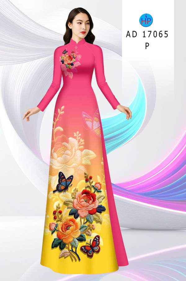 Vải Áo Dài Hoa Hồng AD 17065 13 1787717015 686 vai ao dai hoa hong ad 17065