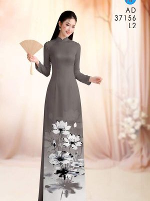 Vải Áo Dài Hoa Sen AD 37156 26 1788167148 306 vai ao dai hoa sen ad 37156