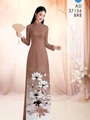 Vải Áo Dài Hoa Sen AD 37156 23 1788167148 628 vai ao dai hoa sen ad 37156