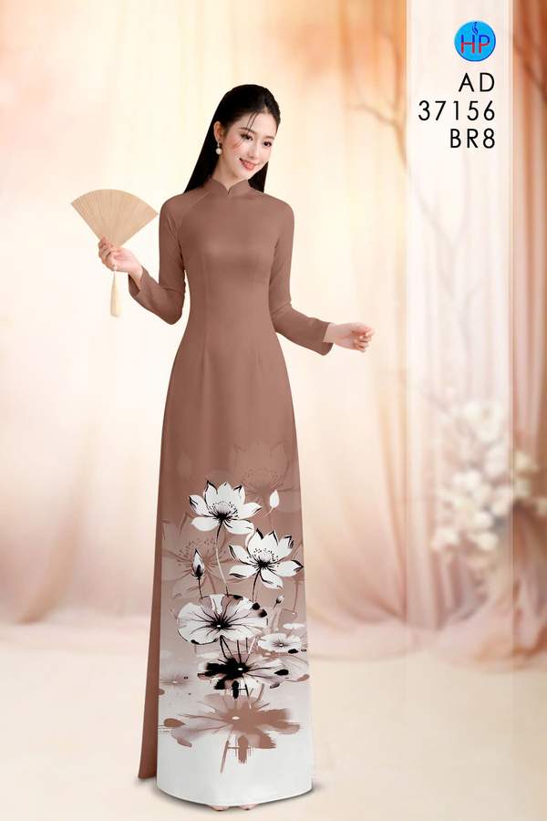 Vải Áo Dài Hoa Sen AD 37156 6 1788167148 628 vai ao dai hoa sen ad 37156