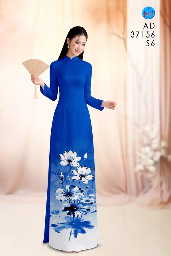 Vải Áo Dài Hoa Sen AD 37156 10 1788167148 976 vai ao dai hoa sen ad 37156