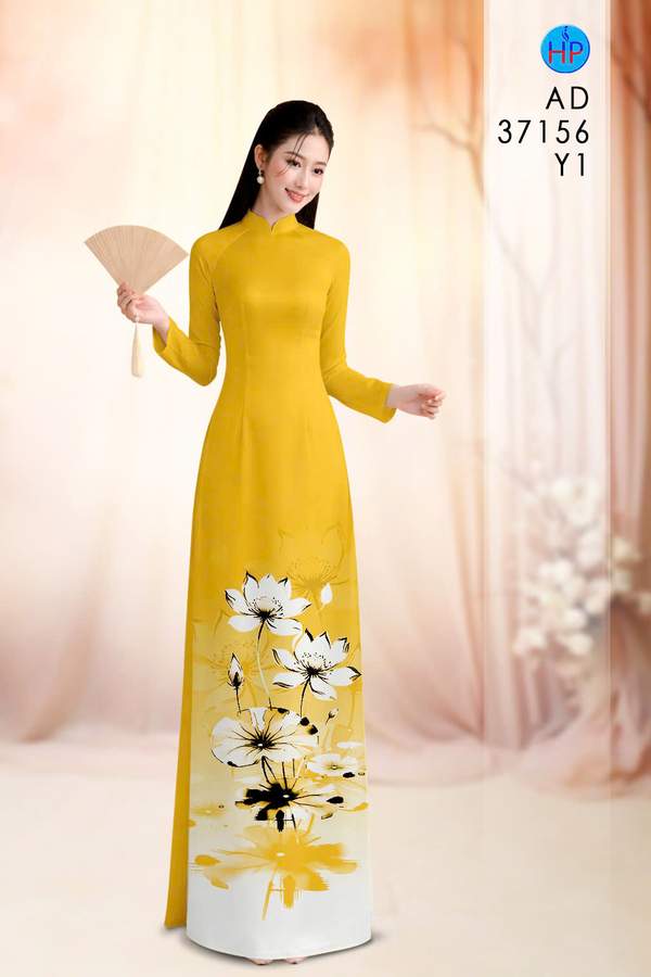 Vải Áo Dài Hoa Sen AD 37156 13 1788167149 484 vai ao dai hoa sen ad 37156