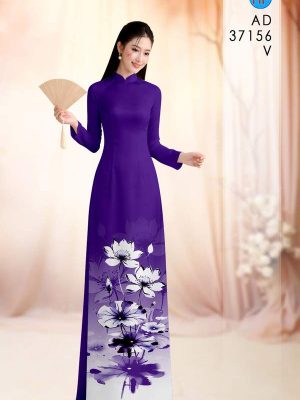 Vải Áo Dài Hoa Sen AD 37156 31 1788167149 791 vai ao dai hoa sen ad 37156