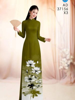 Vải Áo Dài Hoa Sen AD 37156 35 1788167150 598 vai ao dai hoa sen ad 37156
