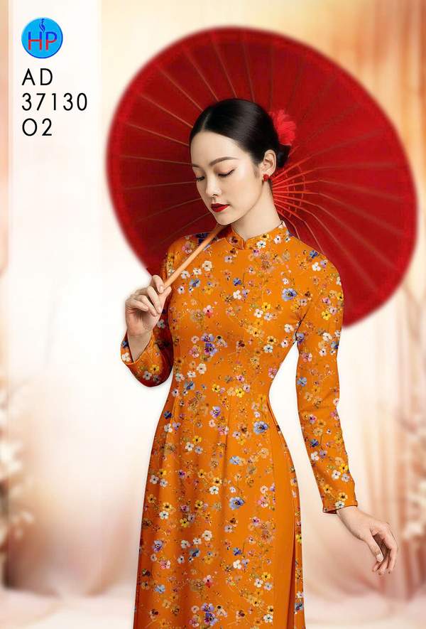 Vải Áo Dài Hoa Đều AD 37130 1 vai ao dai hoa deu ad 37130