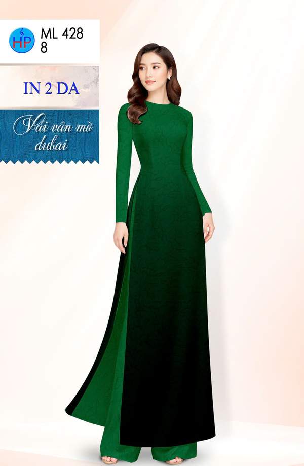 Vải Áo Dài Hoa In 4D AD ML428 1 vai ao dai hoa in 4d ad ml428