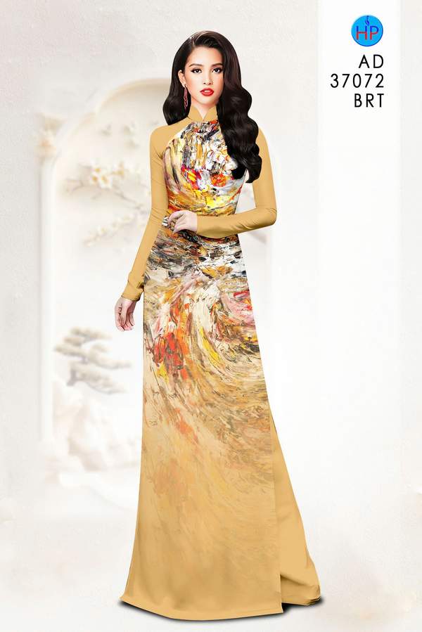 Vải Áo Dài Hoa Văn AD 37072 1 vai ao dai hoa van ad 37072