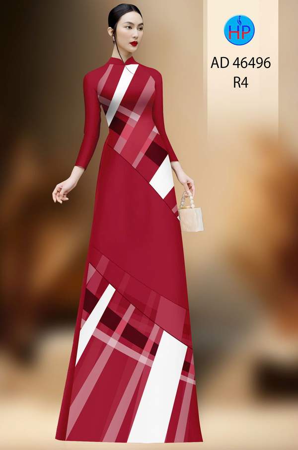 Vải Áo Dài Hoa Văn AD 46496 1 vai ao dai hoa van ad 46496