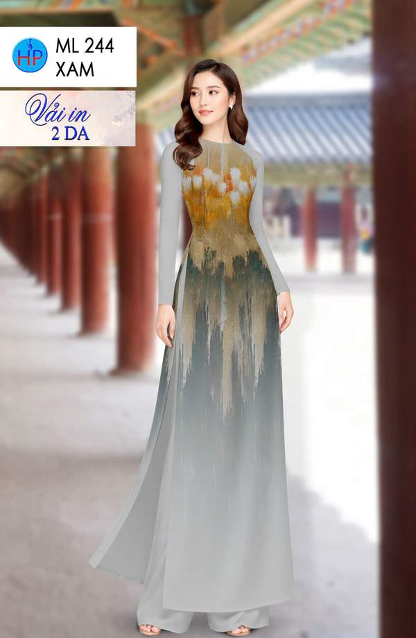 Vải Áo Dài Hoa Văn AD ML244 1 vai ao dai hoa van ad ml244