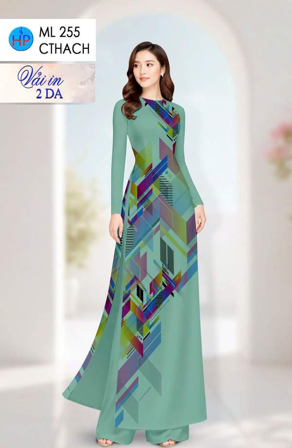 Vải Áo Dài Hoa Văn AD ML255 1 vai ao dai hoa van ad ml255