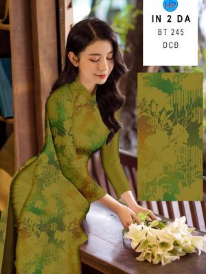 Vải Áo Dài In 4D AD BT245 20 vai ao dai in 4d ad bt245