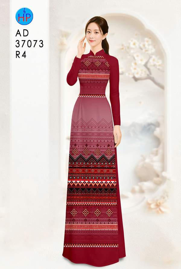 Vải Áo Dài Thổ Cẩm AD 37073 1 vai ao dai tho cam ad 37073