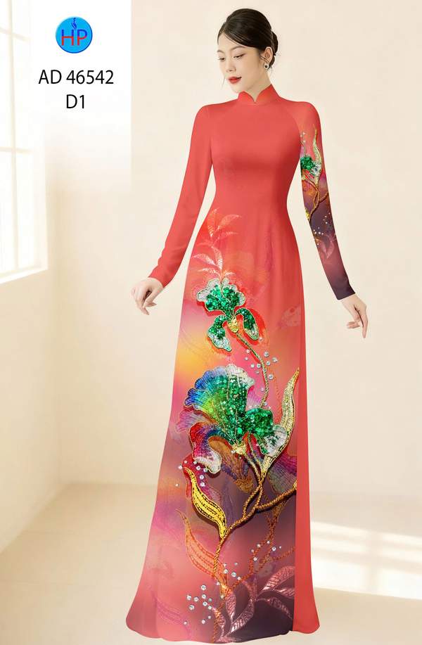 Vải Áo Dài Hoa In 3D AD 46542 5 1788397891 362 vai ao dai hoa in 3d ad 46542