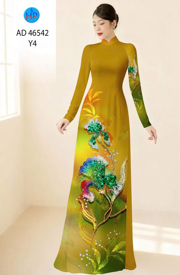 Vải Áo Dài Hoa In 3D AD 46542 6 1788397891 851 vai ao dai hoa in 3d ad 46542